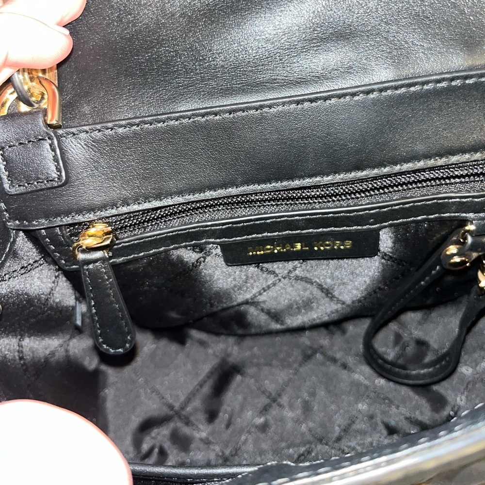 Michael Kors Whitney Quilted Outlined Top handle Satchel - Picture 10 of 12